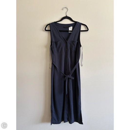 Dress Casual Midi By Tahari In Blue, Size: S