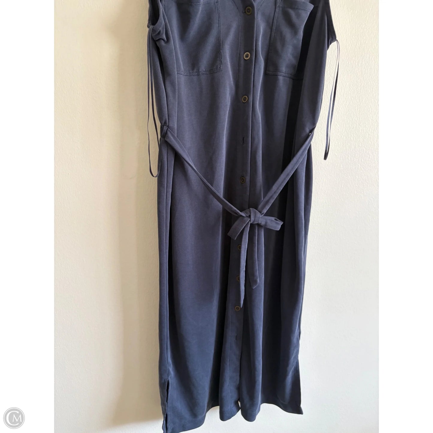 Dress Casual Midi By Tahari In Blue, Size: S