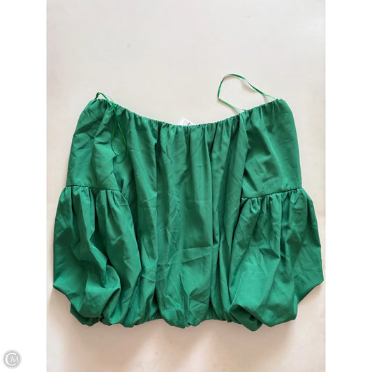 Top Long Sleeve By Flying Tomato In Green, Size: S