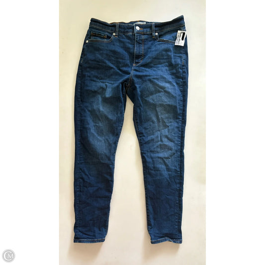 Jeans Straight By Loft In Black, Size: 10