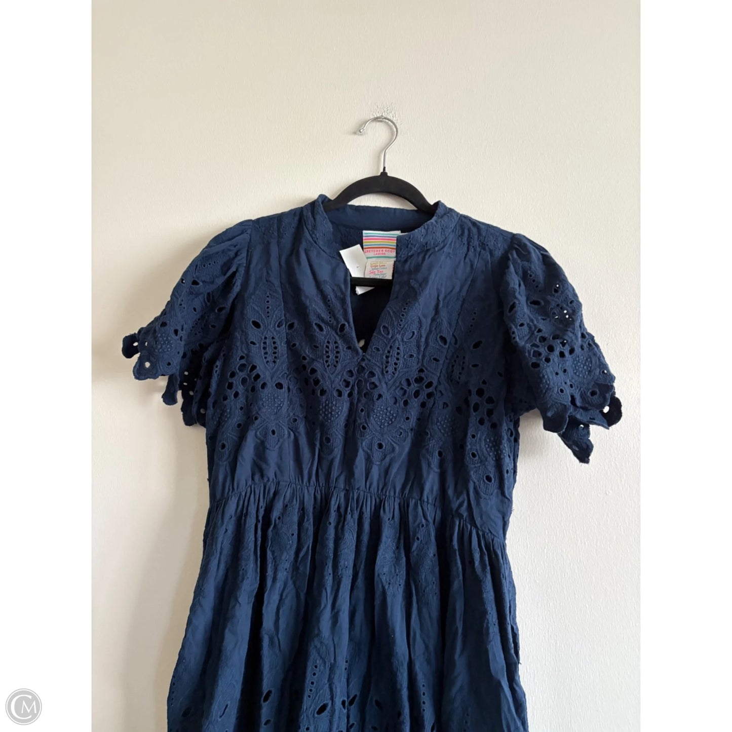 Dress Casual Midi By Gretchen Scott In Navy, Size: Xs