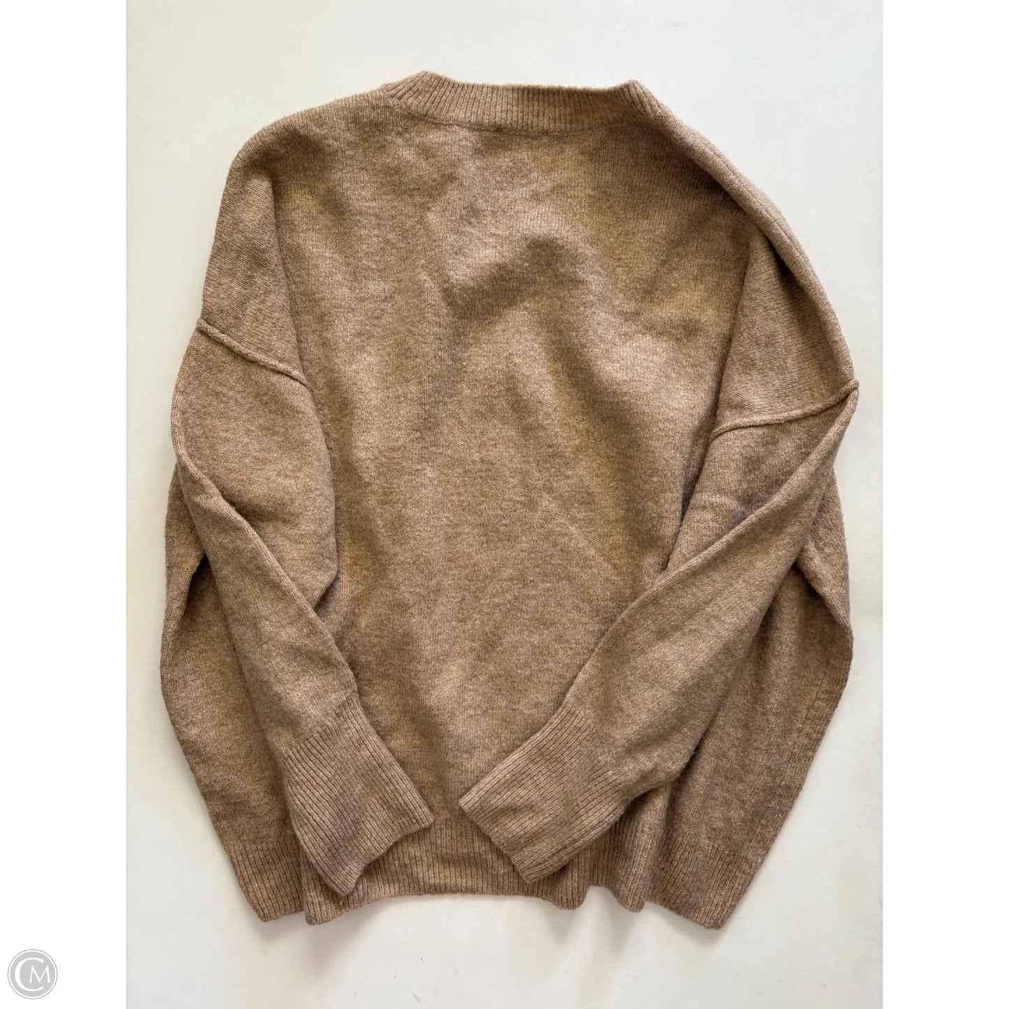 Sweater By Vince Camuto In Tan, Size: L