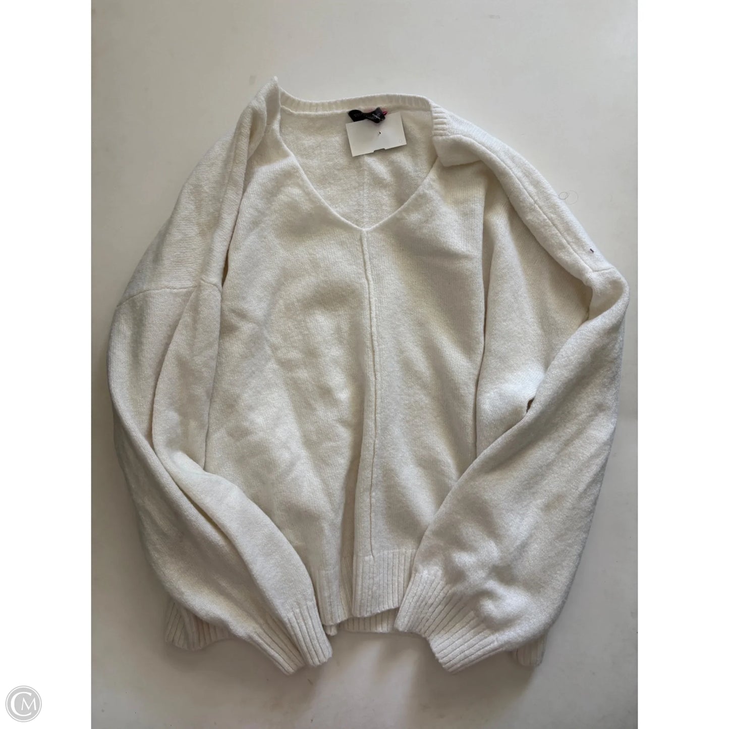 Sweater By Vince Camuto In Cream, Size: Xl
