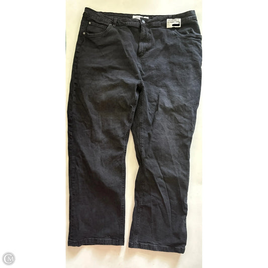 Jeans Straight By Serra In Black, Size: Xl