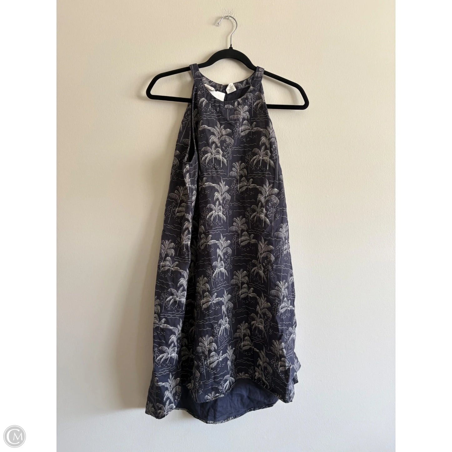 Dress Casual Midi By C And C In Blue, Size: L