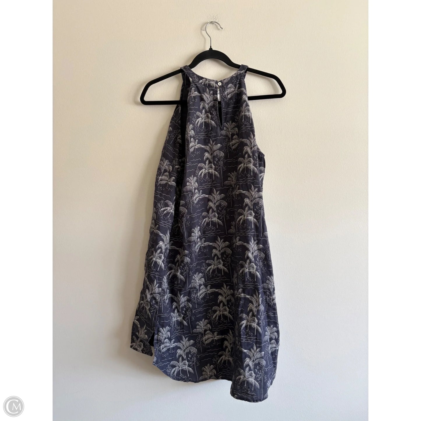 Dress Casual Midi By C And C In Blue, Size: L