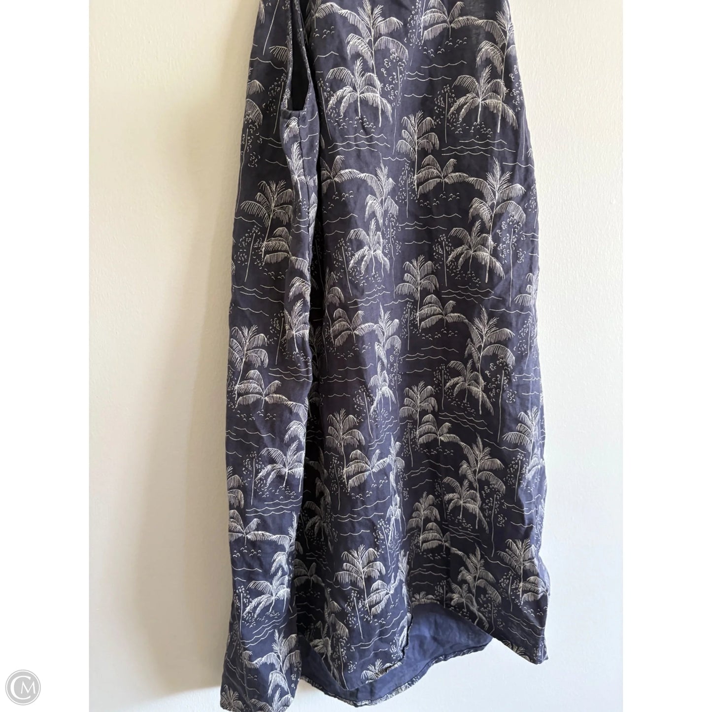 Dress Casual Midi By C And C In Blue, Size: L