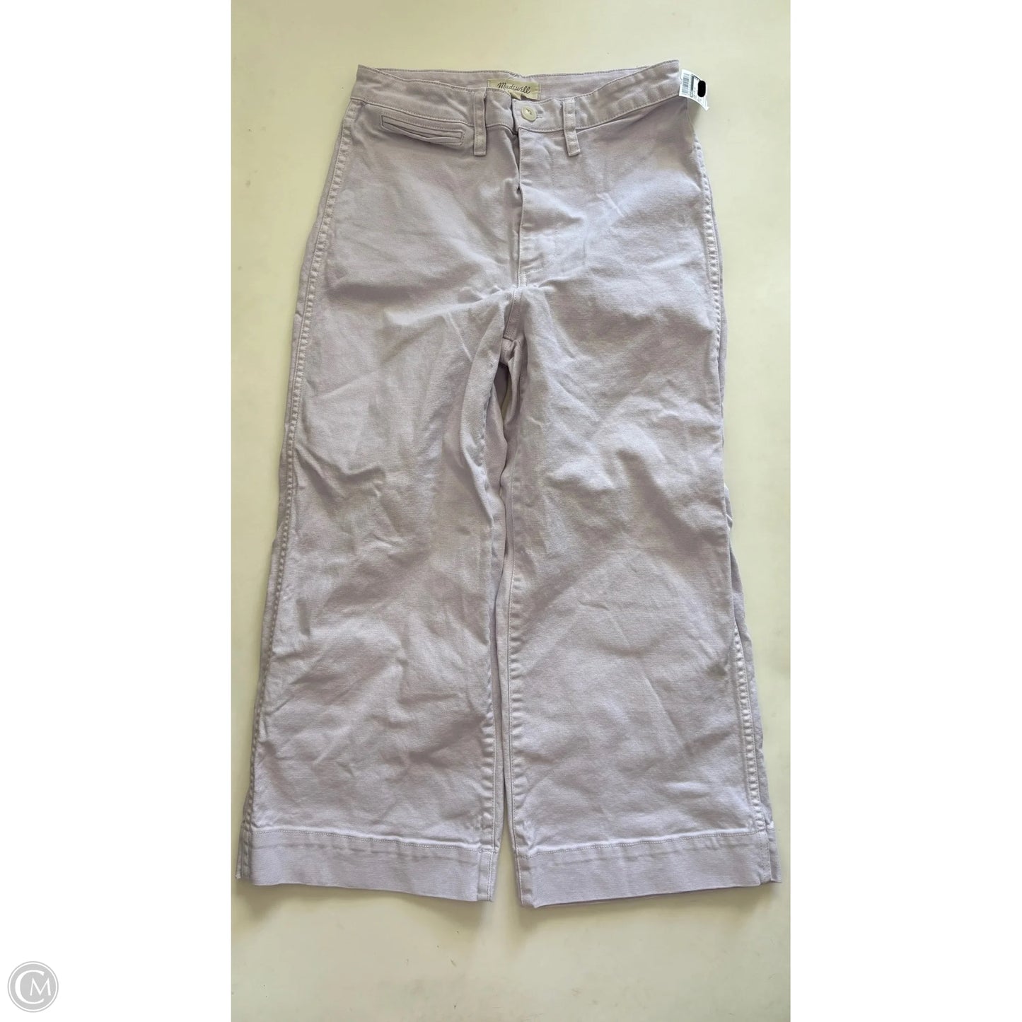 Jeans Wide Leg By Madewell In Purple, Size: 6
