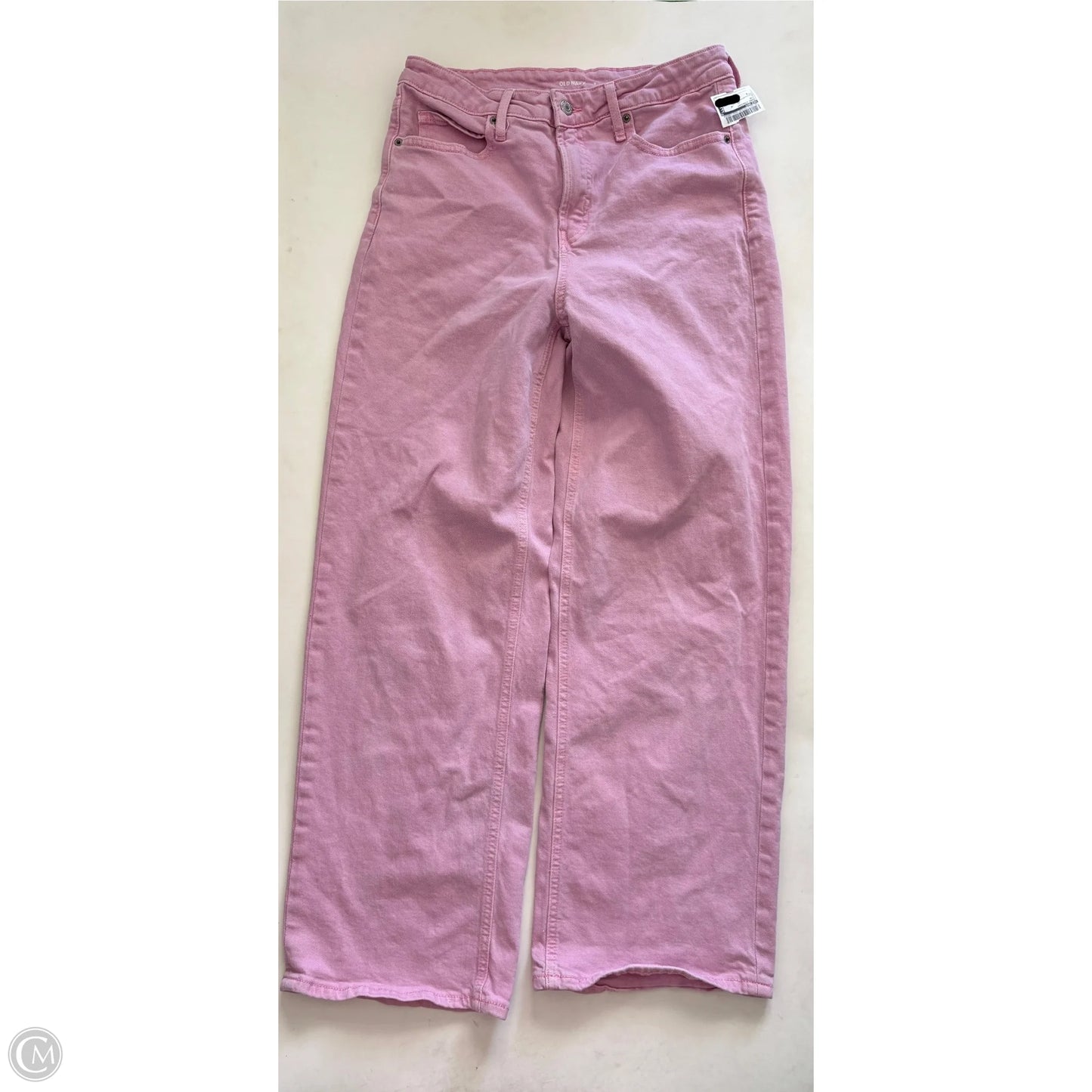 Jeans Straight By Old Navy In Pink, Size: 8