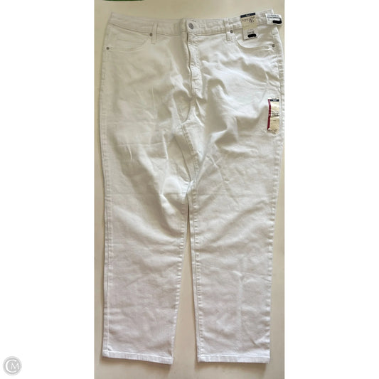 Jeans Wide Leg By Terra & Sky In White, Size: 20