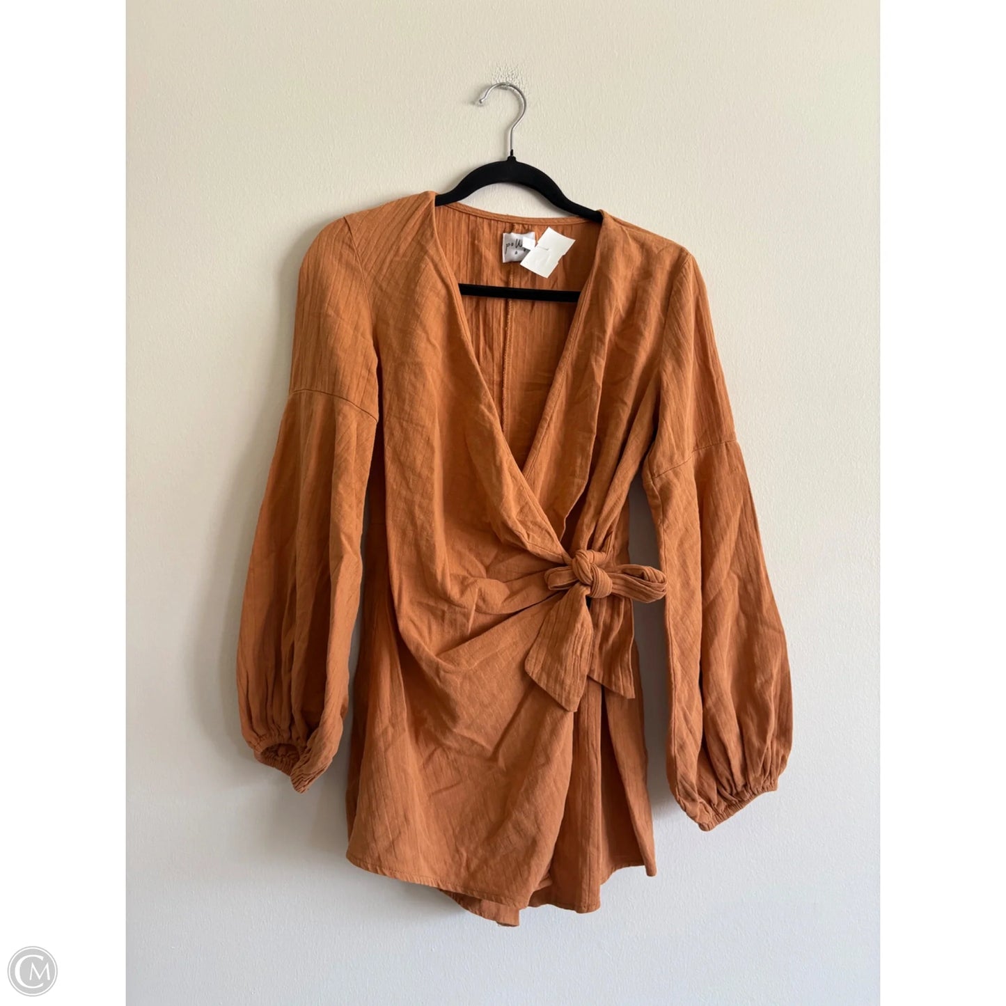 Romper Casual Midi By Polly In Brown, Size: 6