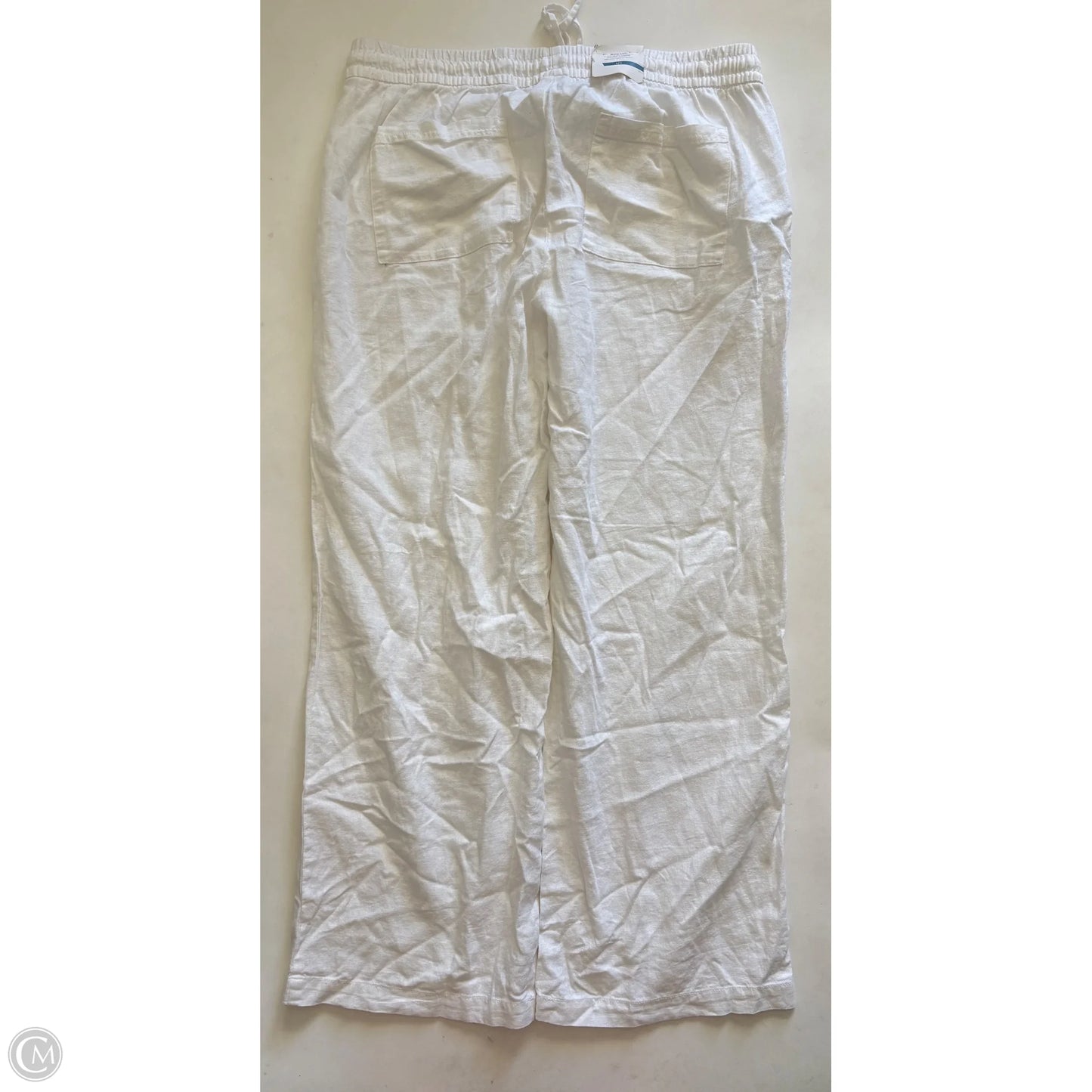 Pants Linen By Old Navy In White, Size: L