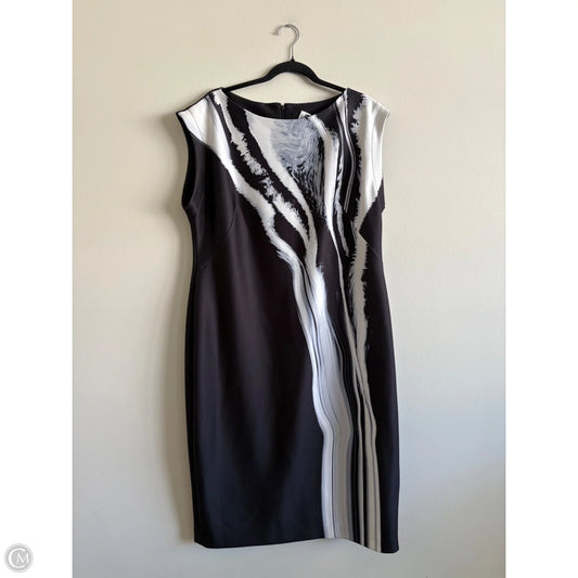 Dress Work By Donna Karan In Black, Size: 16