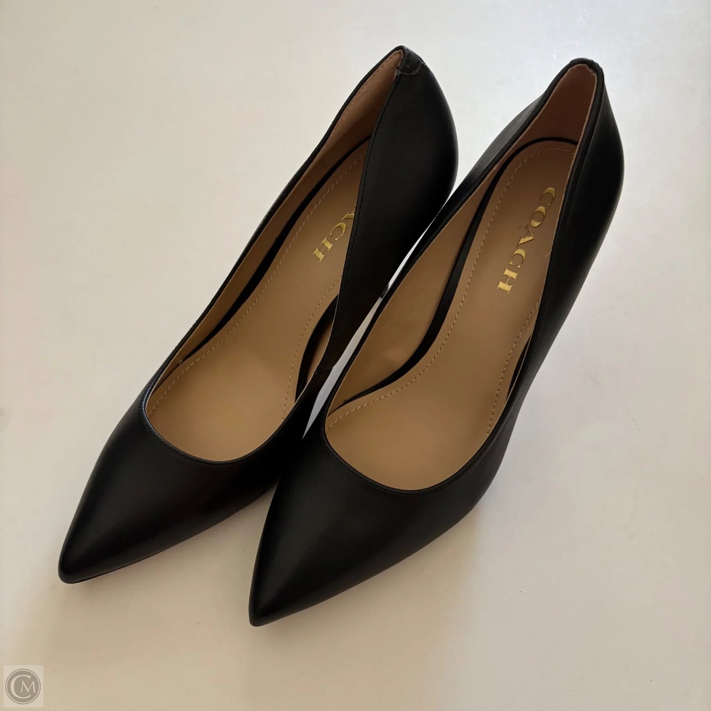 Shoes Designer By Coach In Black, Size: 10