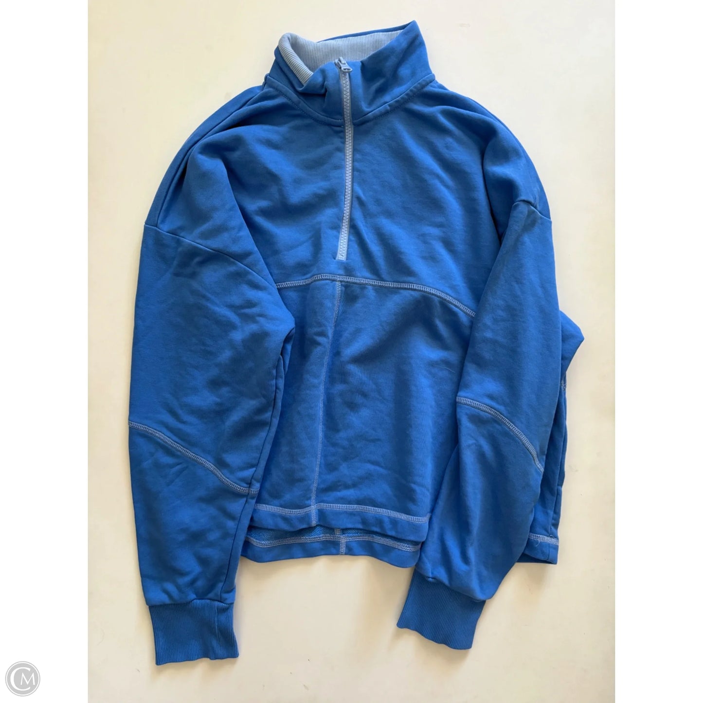 Athletic Jacket By Crown And Ivy In Blue, Size: Xl