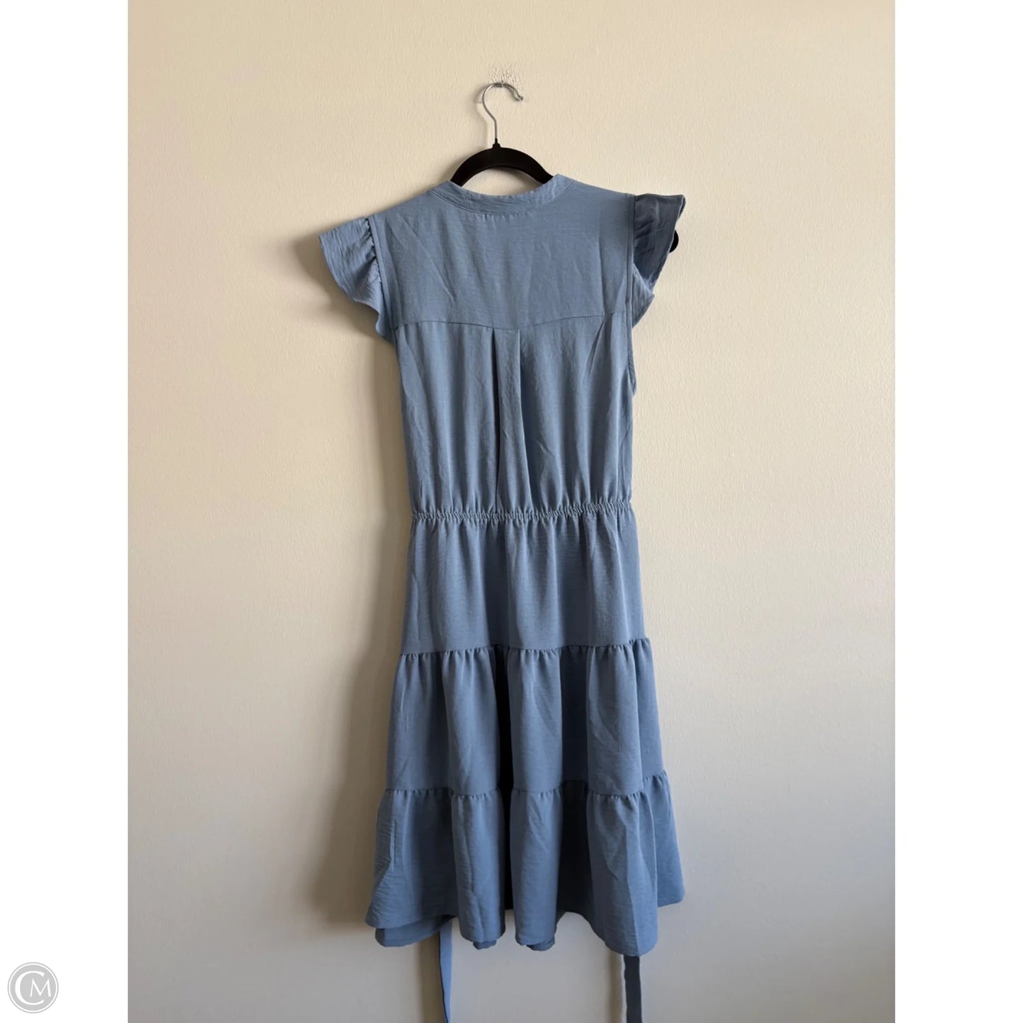 Dress Casual Midi By Monteau In Blue, Size: L