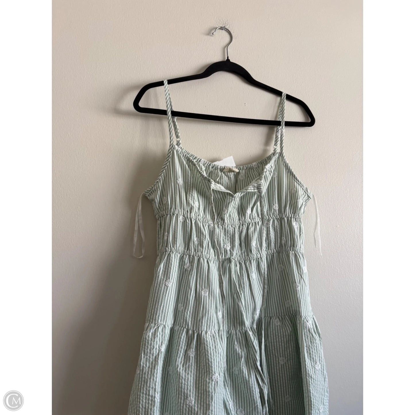 Dress Casual Maxi By Sim & Sam In Striped Pattern, Size: L
