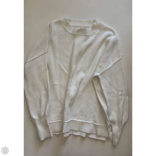 Sweater By Moon And Madison In White, Size: L