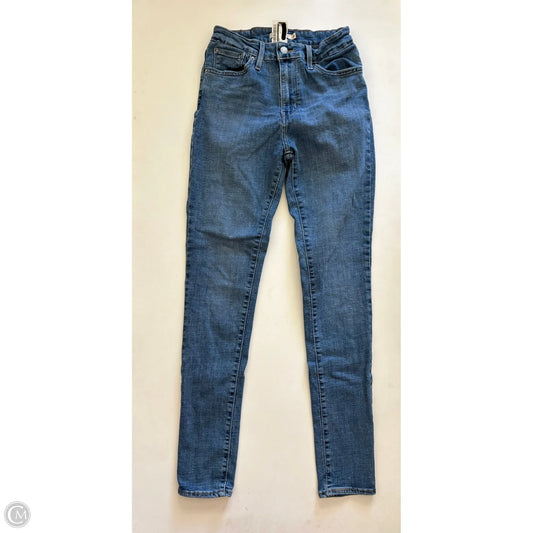 Jeans Skinny By Levis In Blue, Size: 6