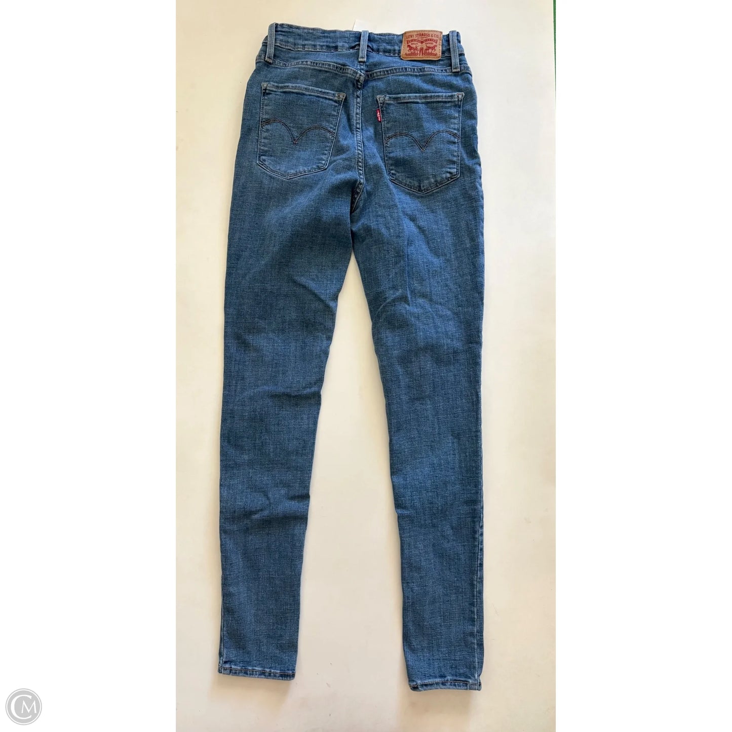 Jeans Skinny By Levis In Blue, Size: 6