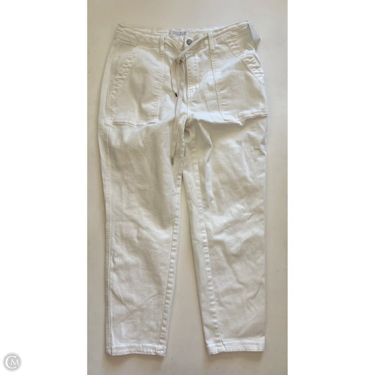 Jeans Straight By Judy Blue In Cream, Size: 10