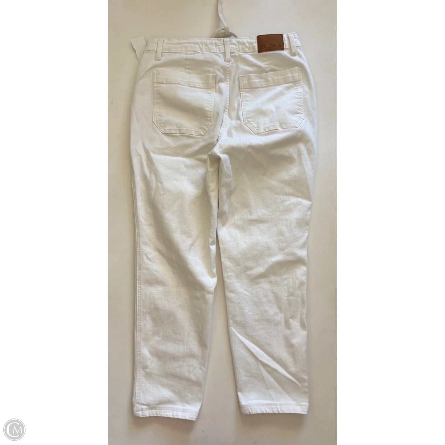 Jeans Straight By Judy Blue In Cream, Size: 10
