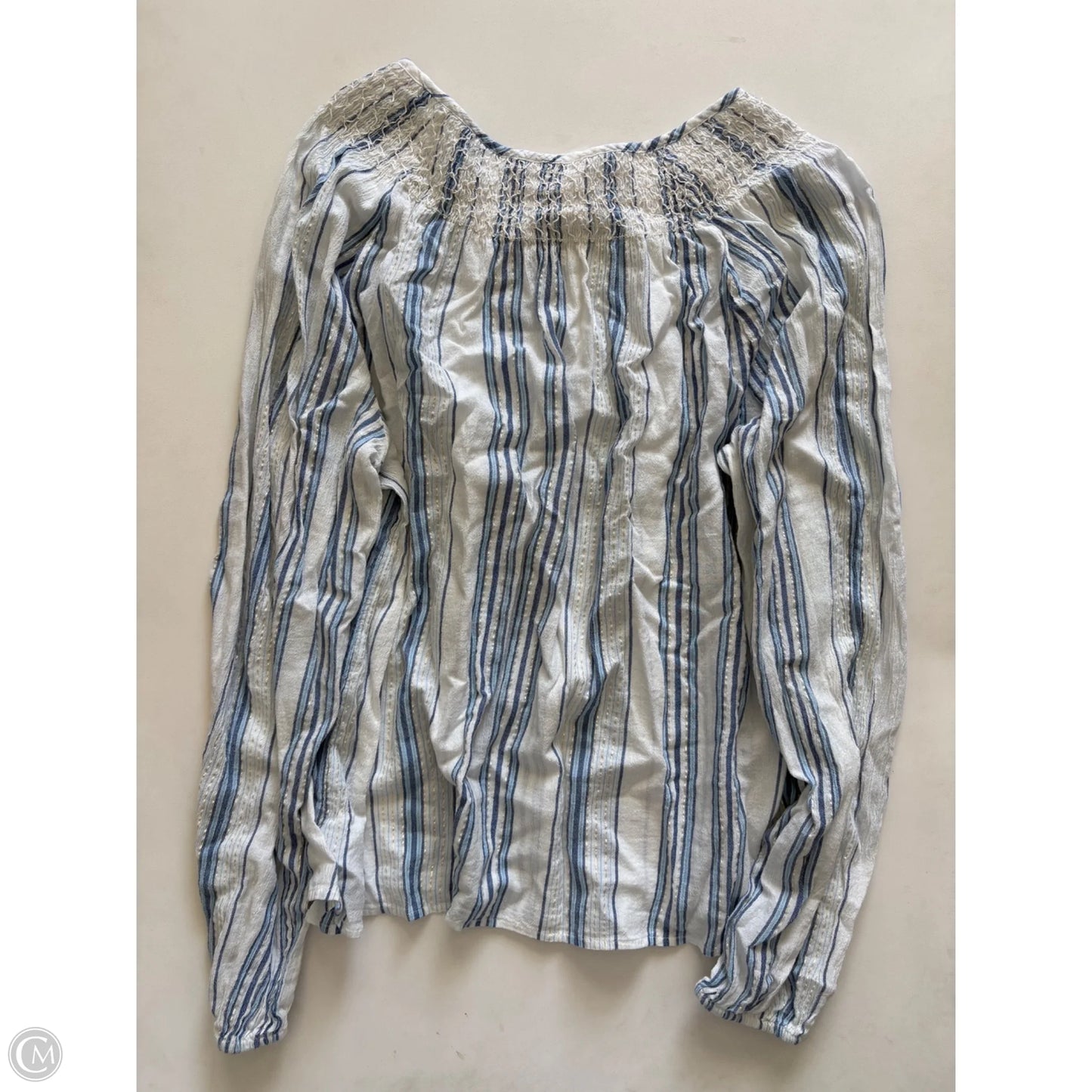 Top Long Sleeve By Crown And Ivy In Striped Pattern, Size: Xl