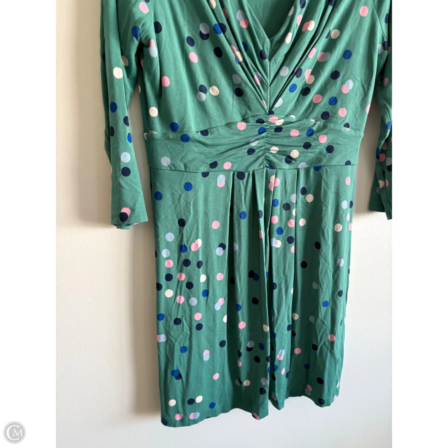 Dress Casual Midi By Boden In Polkadot Pattern, Size: 10
