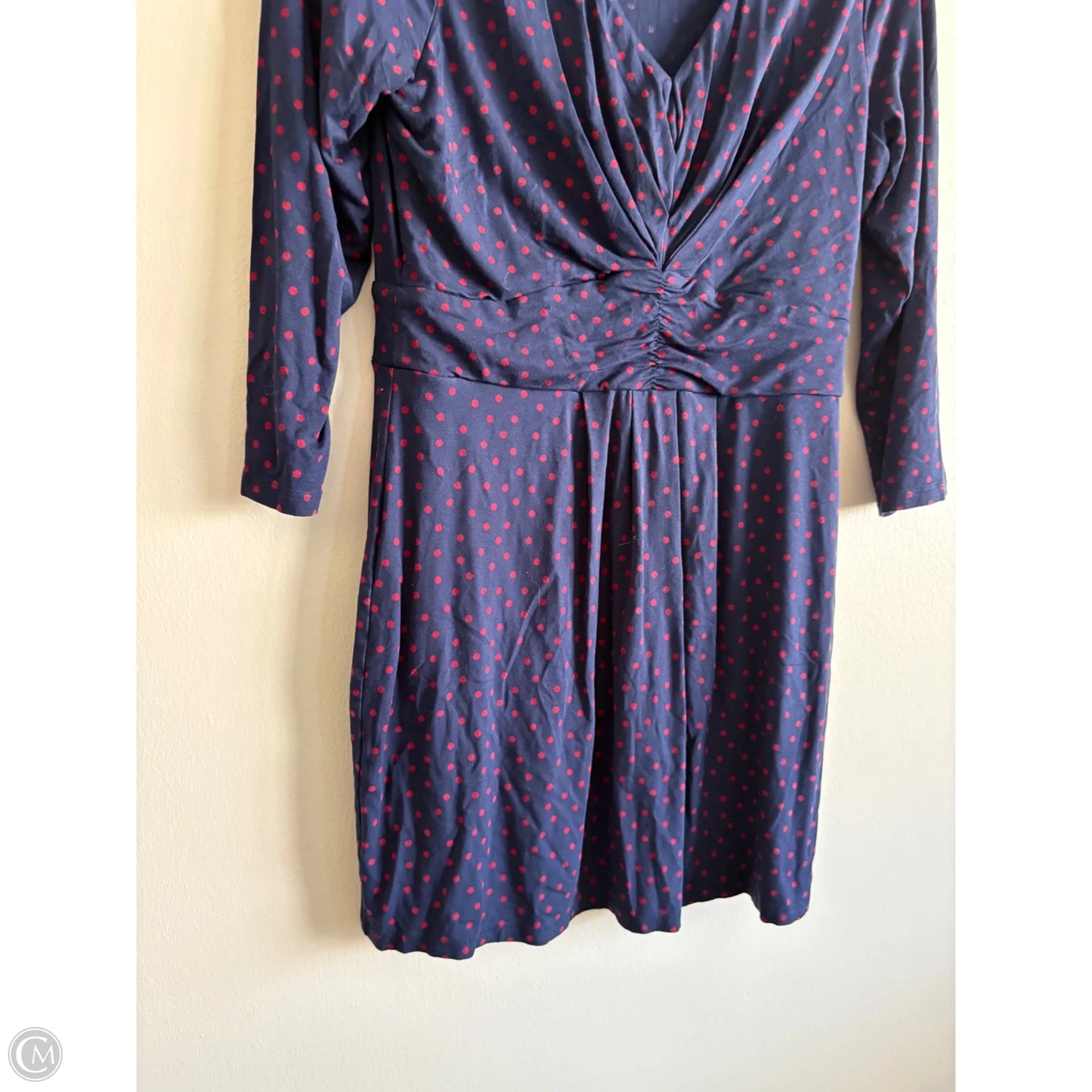 Dress Casual Midi By Boden In Polkadot Pattern, Size: 10