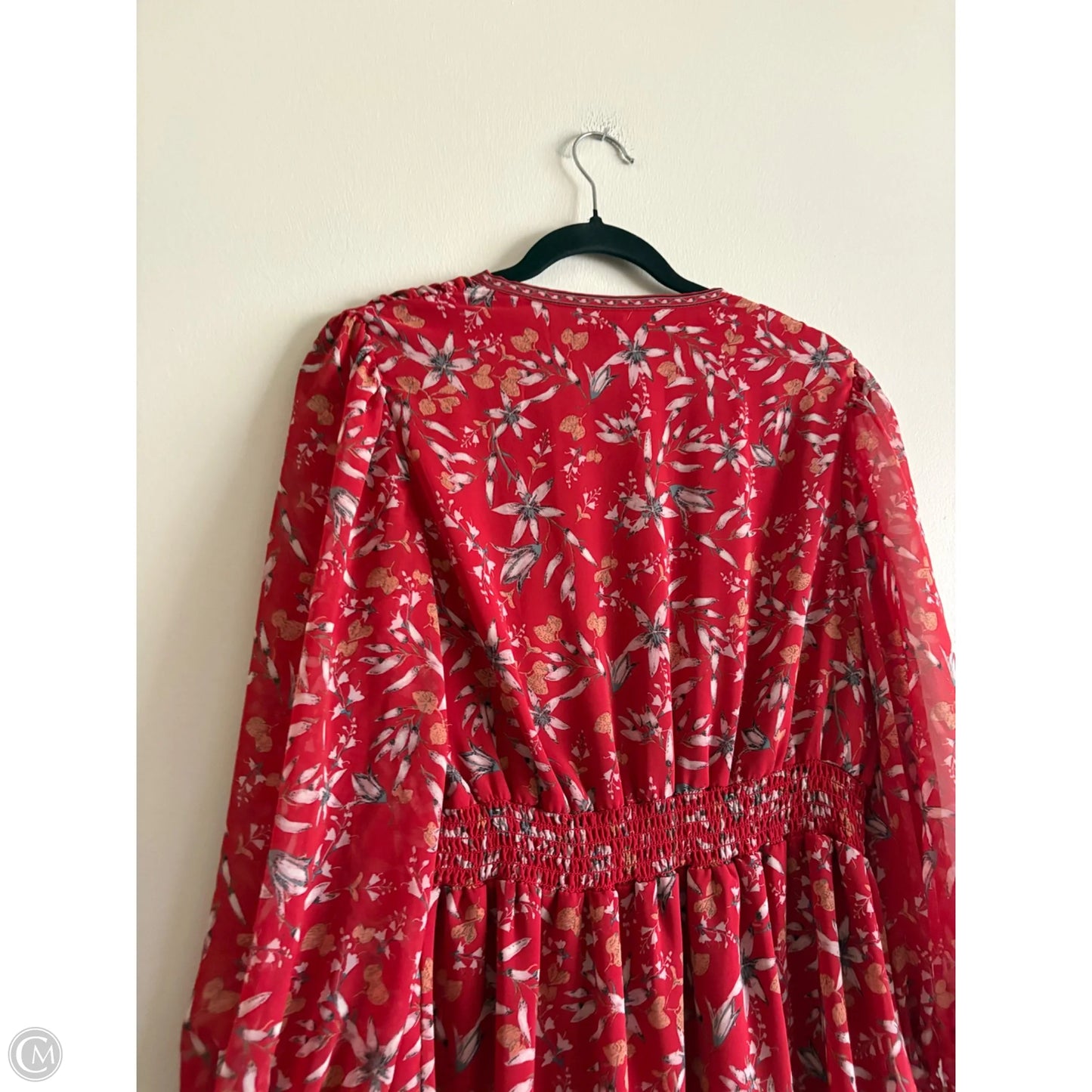 Dress Casual Midi By Max Studio In Red, Size: M