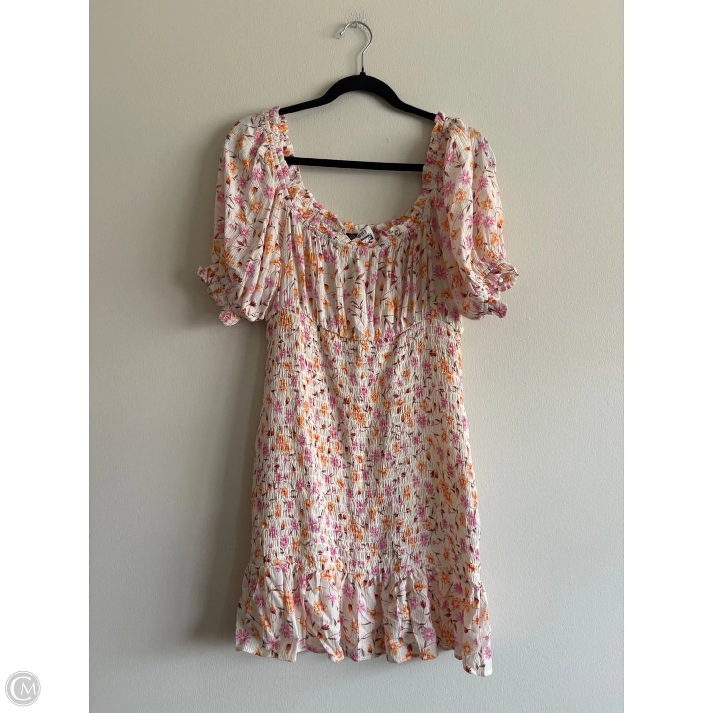 Dress Casual Midi By Lily Rose In Floral Print, Size: L