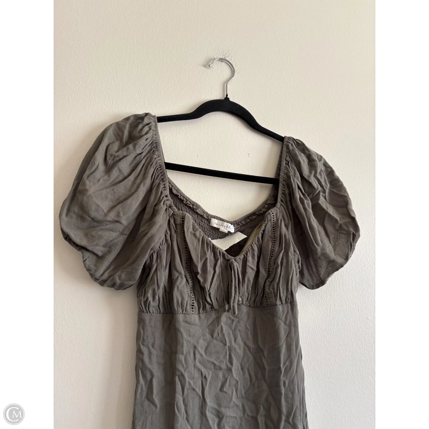 Dress Casual Midi By Bailey Blue In Green, Size: M