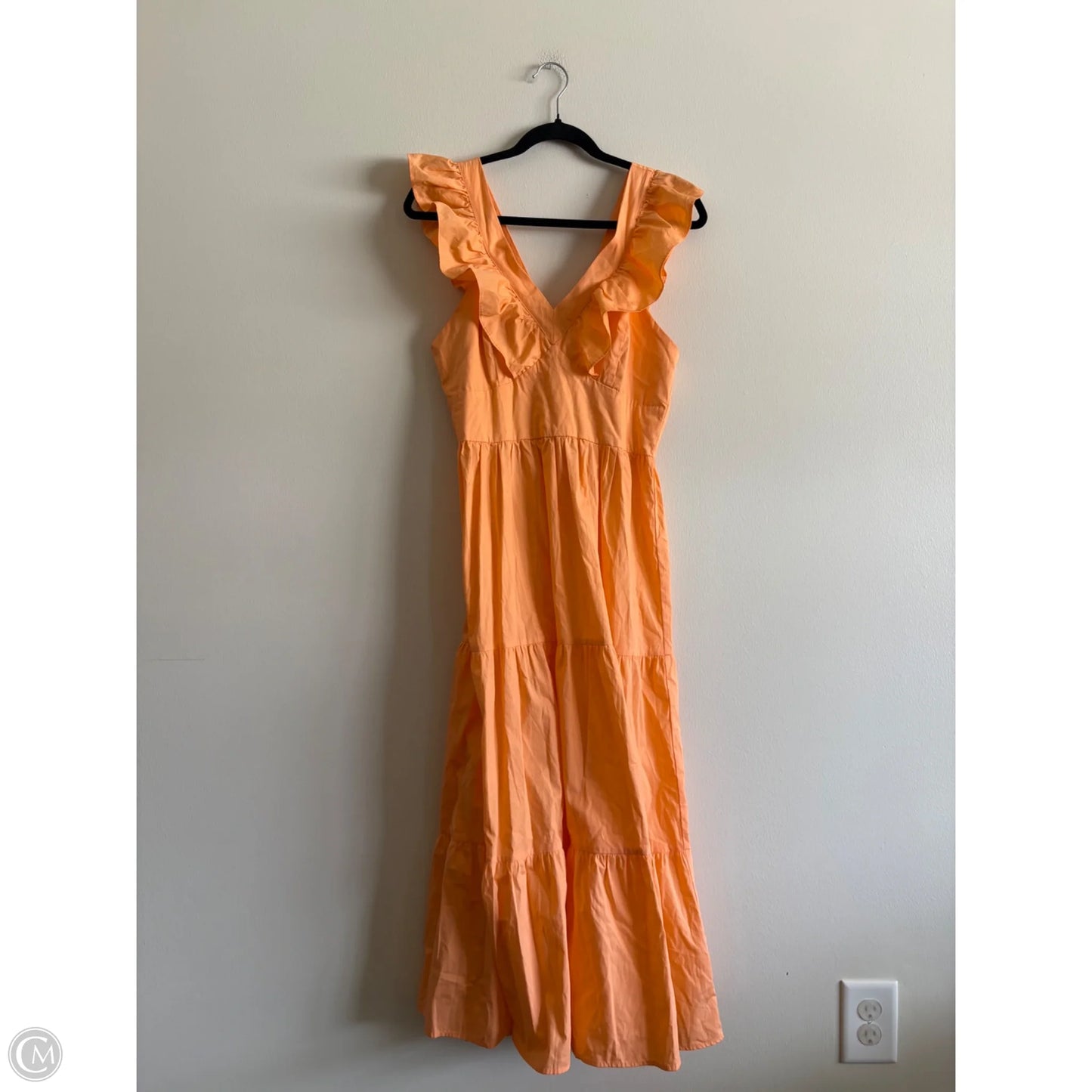 Dress Casual Maxi By Francesca’s In Orange, Size: S