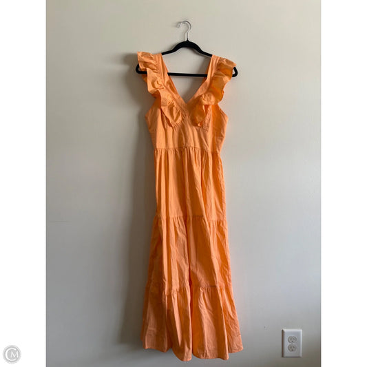 Dress Casual Maxi By Francesca’s In Orange, Size: S
