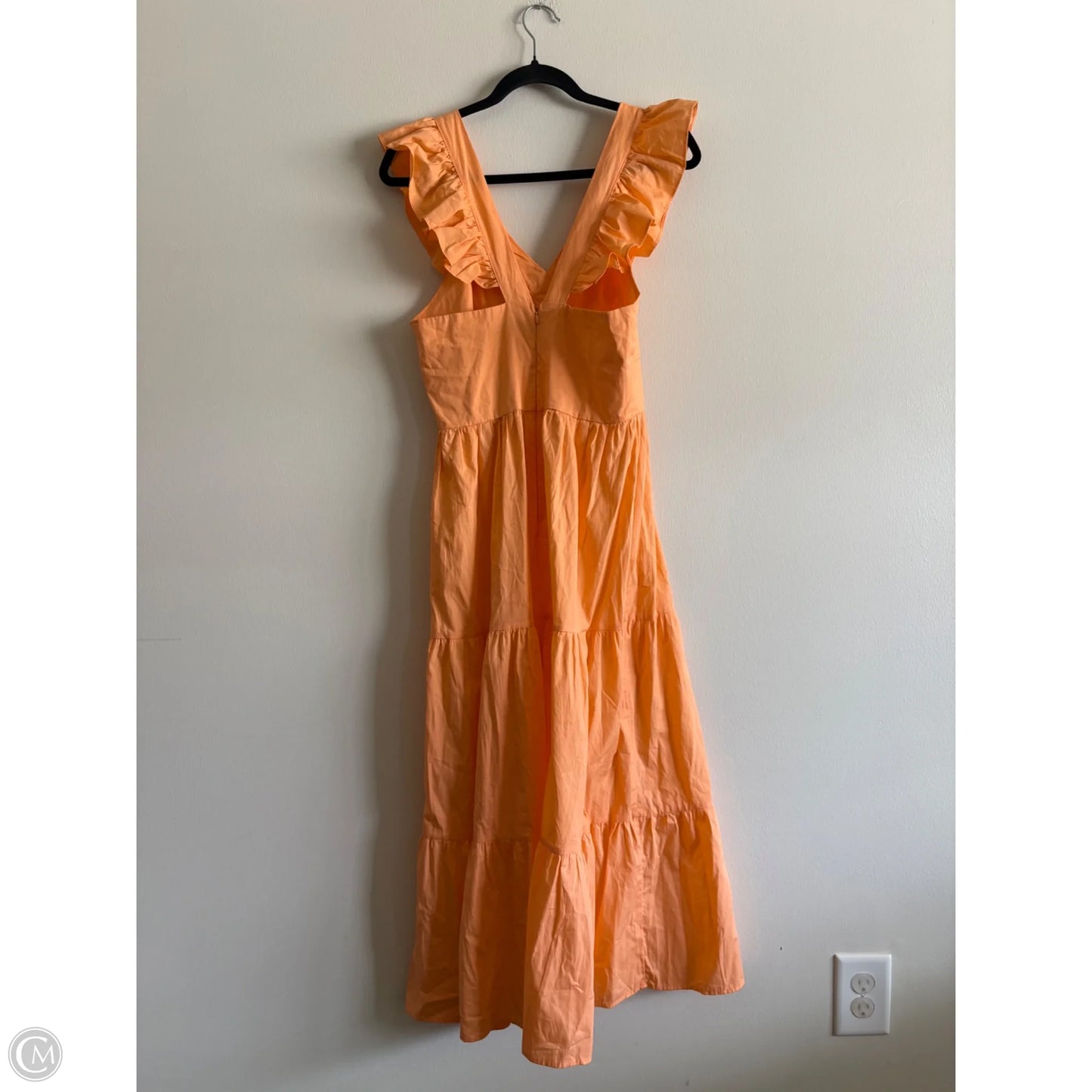 Dress Casual Maxi By Francesca’s In Orange, Size: S