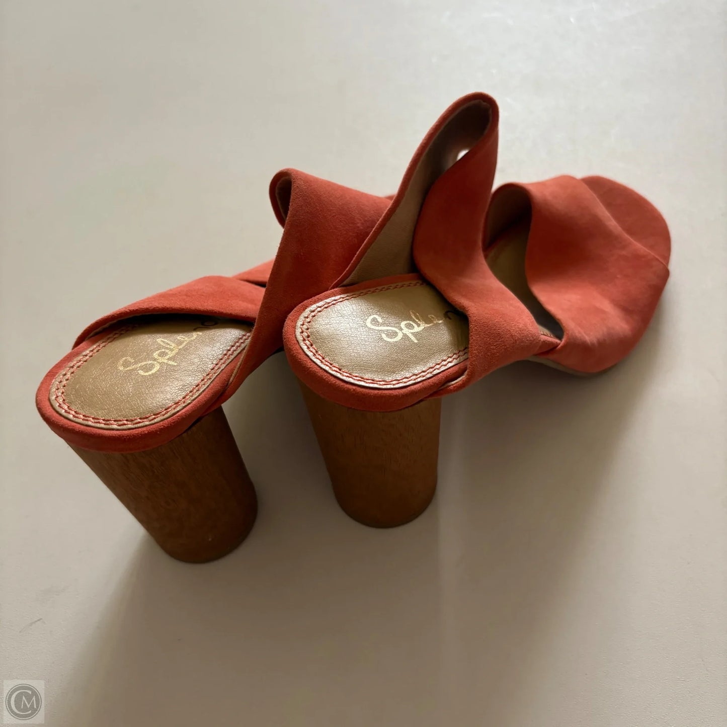 Shoes Heels Block By Splendid In Orange, Size: 8
