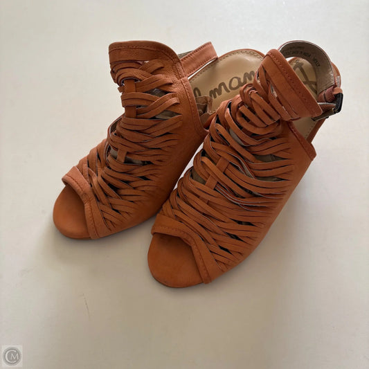Shoes Heels Block By Sam Edelman In Orange, Size: 8