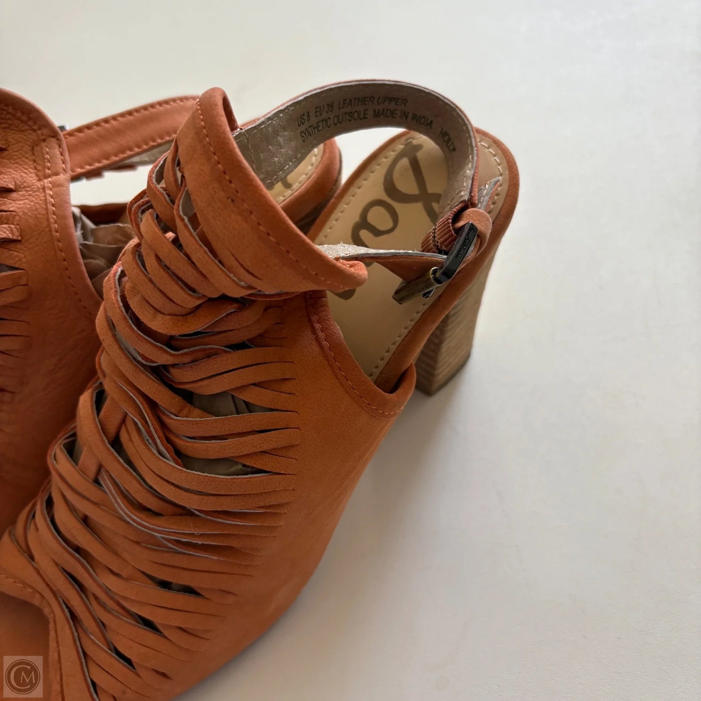 Shoes Heels Block By Sam Edelman In Orange, Size: 8