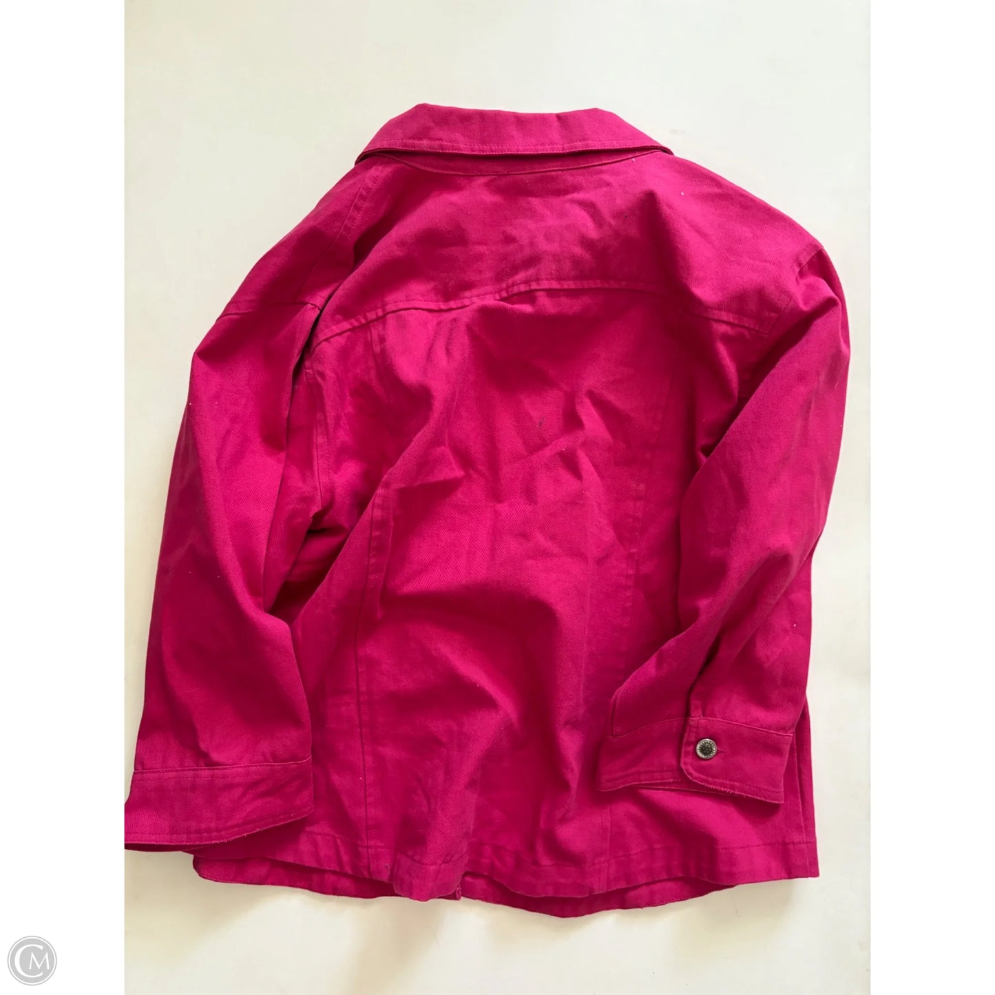 Jacket Denim By West Bound In Pink, Size: Xlp