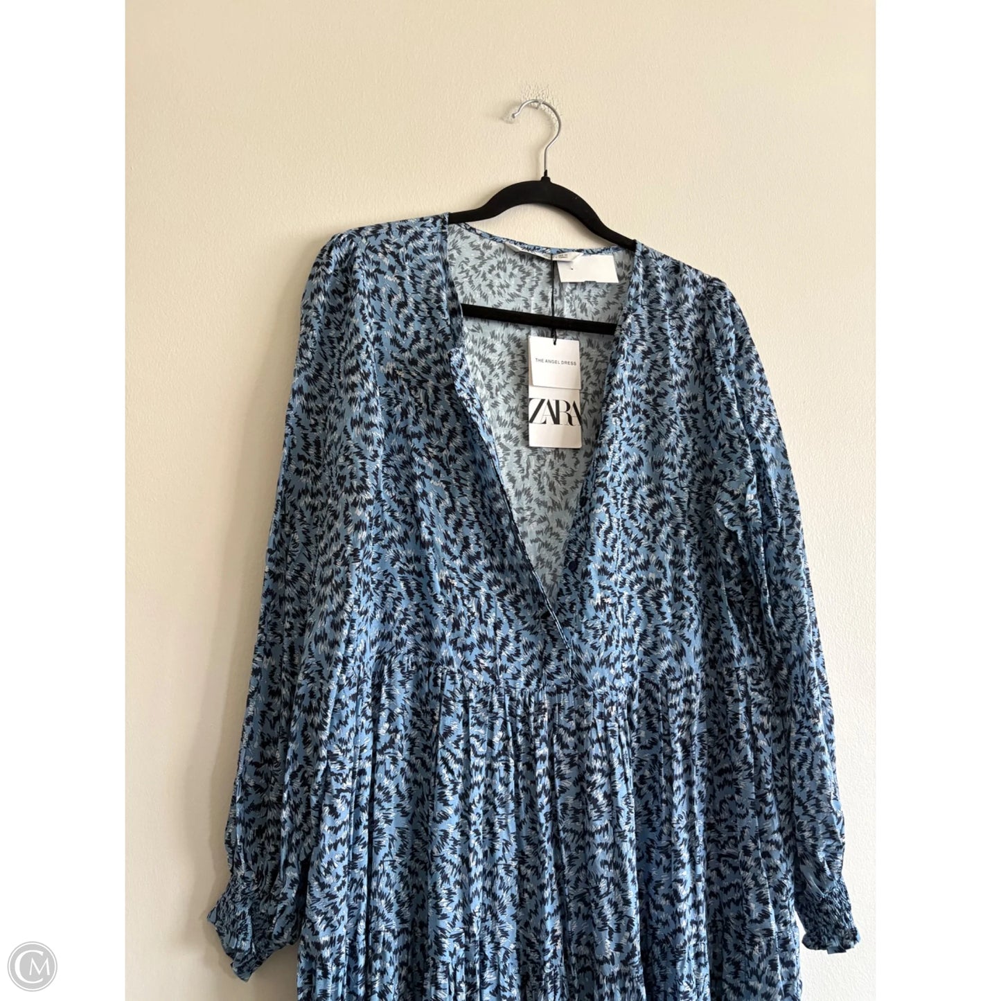 Dress Casual Maxi By Zara In Blue, Size: L