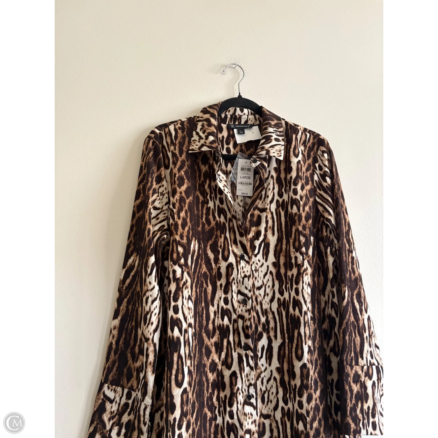 Dress Casual Maxi By Inc In Animal Print, Size: L