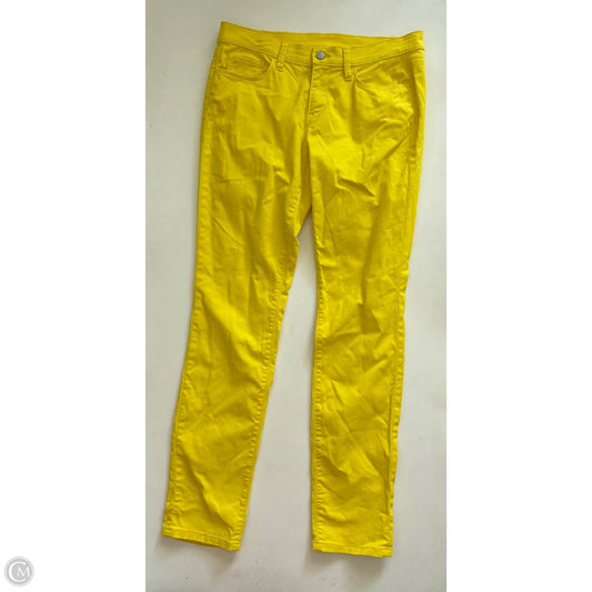 Jeans Skinny By Loft In Yellow, Size: 6