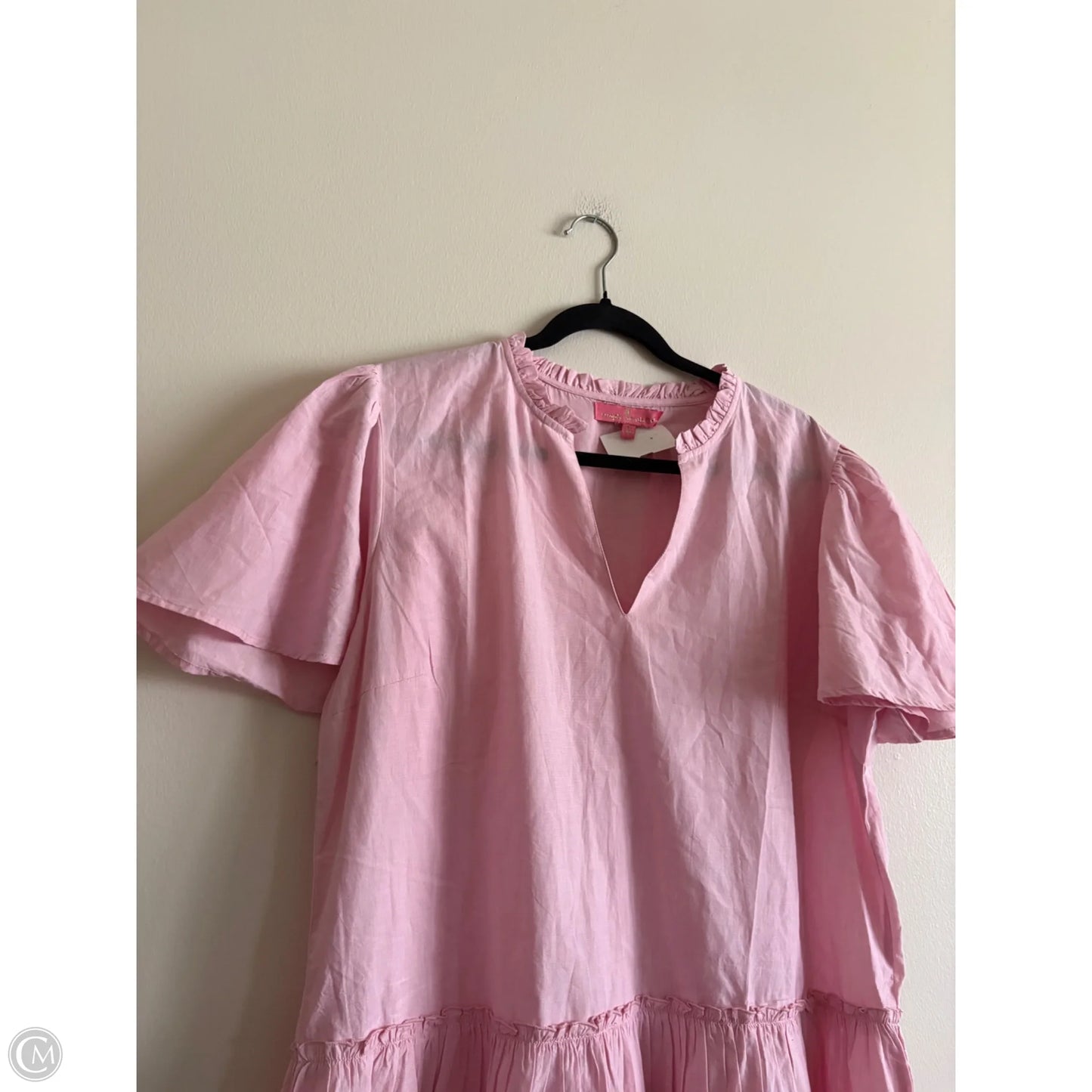 Dress Casual Short By Simply Southern In Pink, Size: L