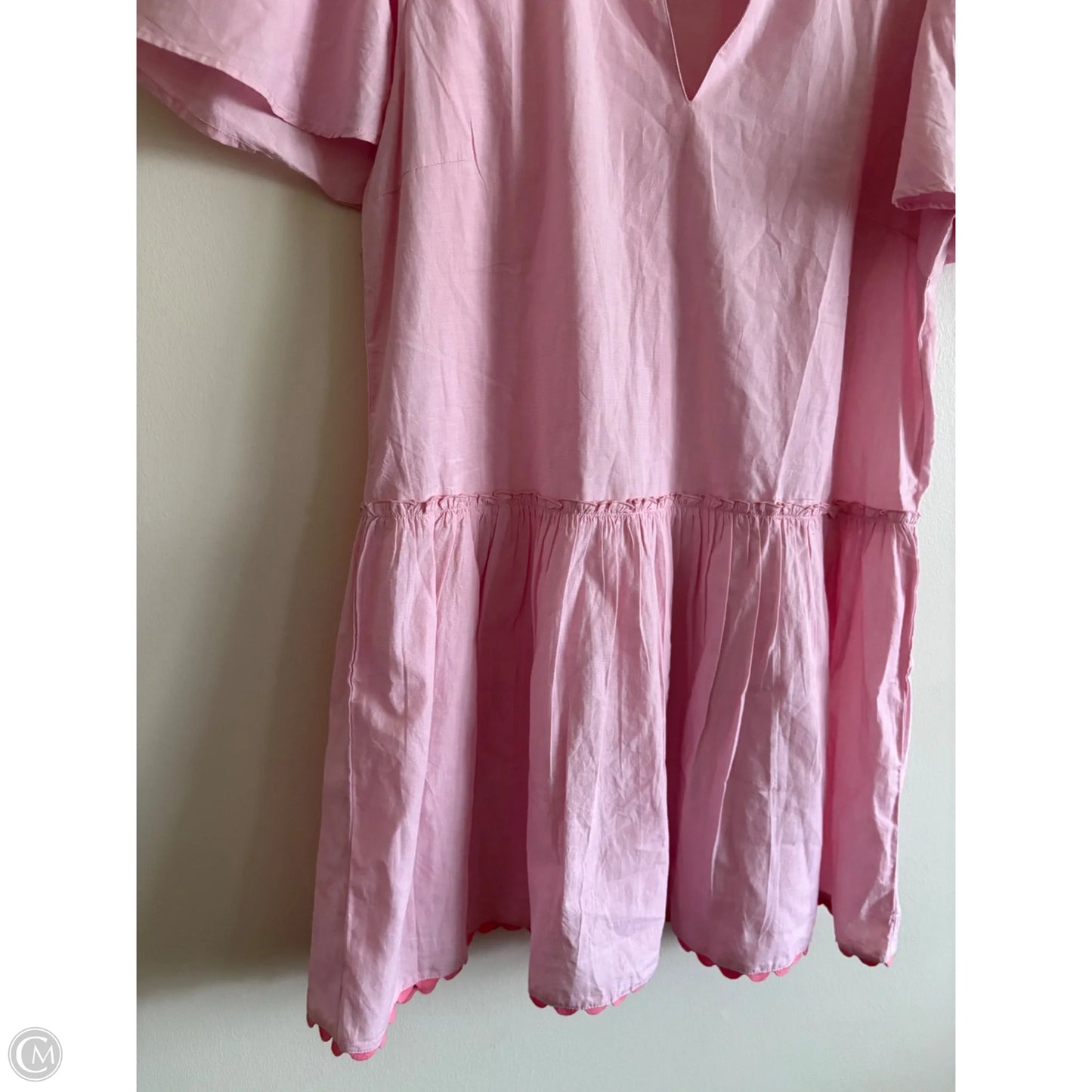 Dress Casual Short By Simply Southern In Pink, Size: L