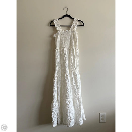 Dress Casual Maxi By Simply Southern In White, Size: L