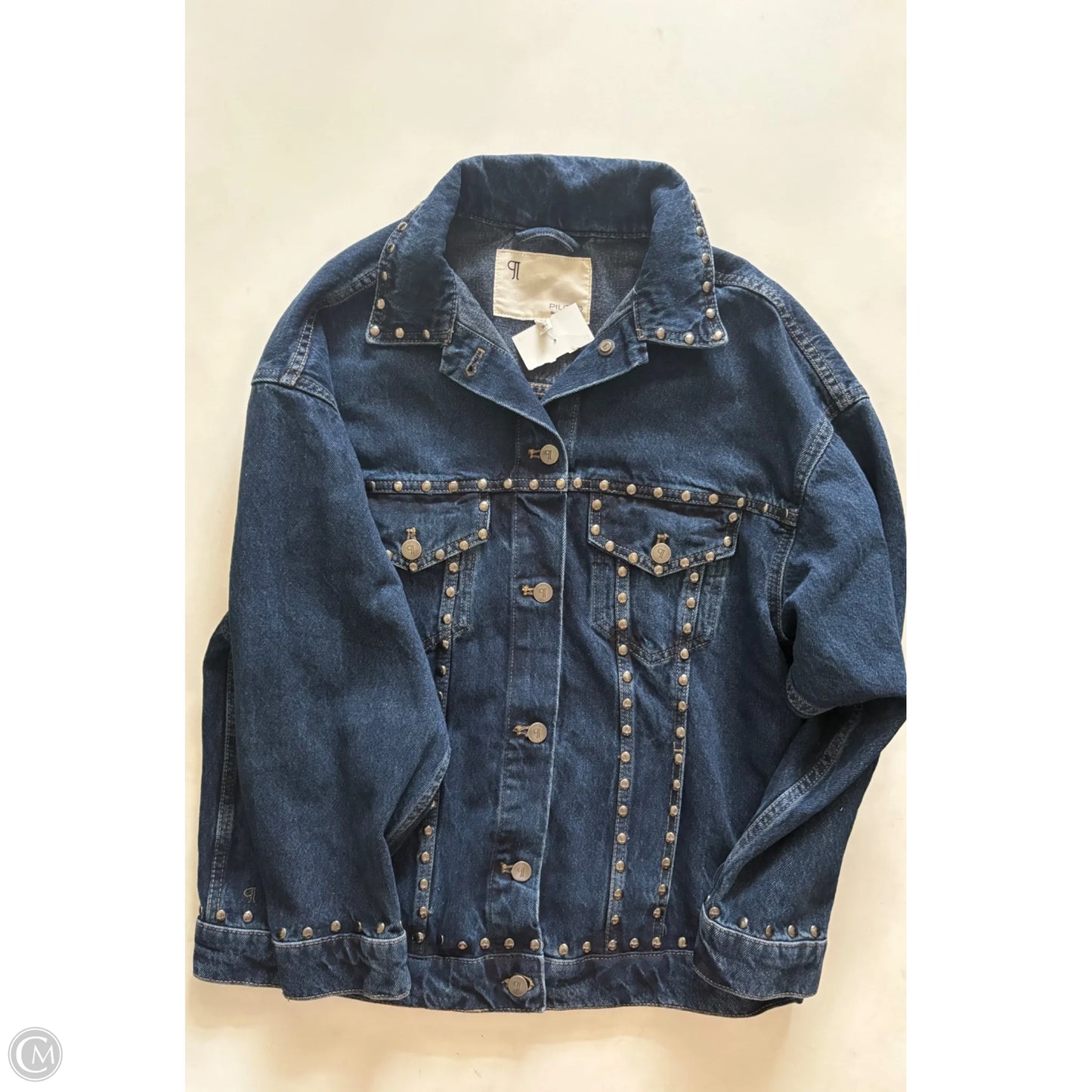Jacket Denim By Pilcro In Blue, Size: Xs
