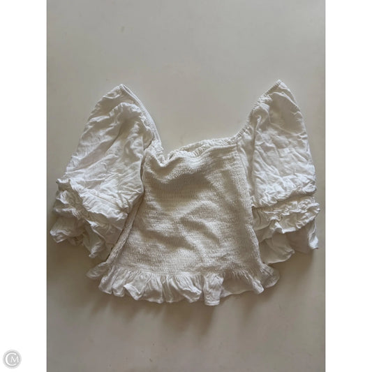Top Short Sleeve By Altard State In White, Size: M