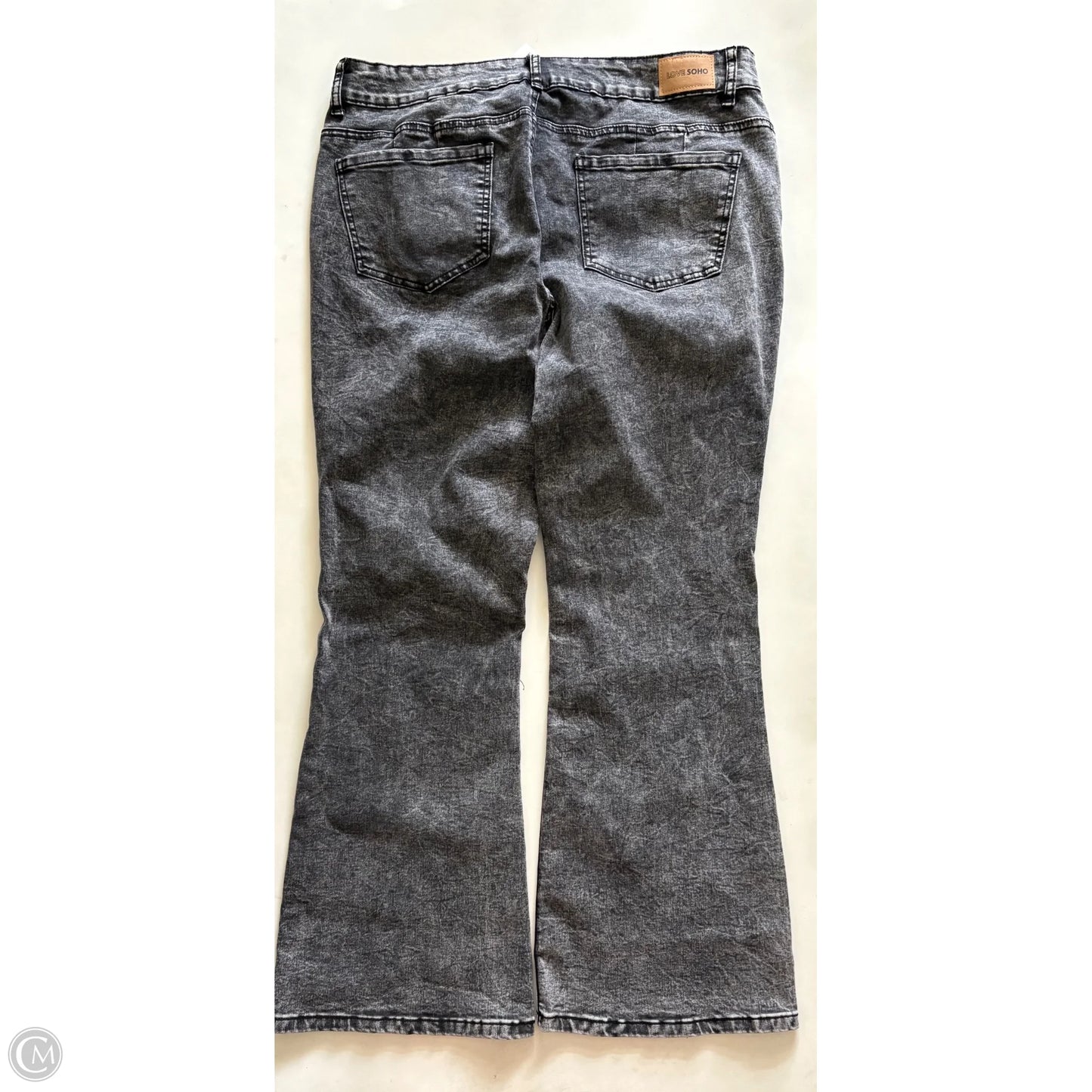 Jeans Straight By Love Soho In Black, Size: 20