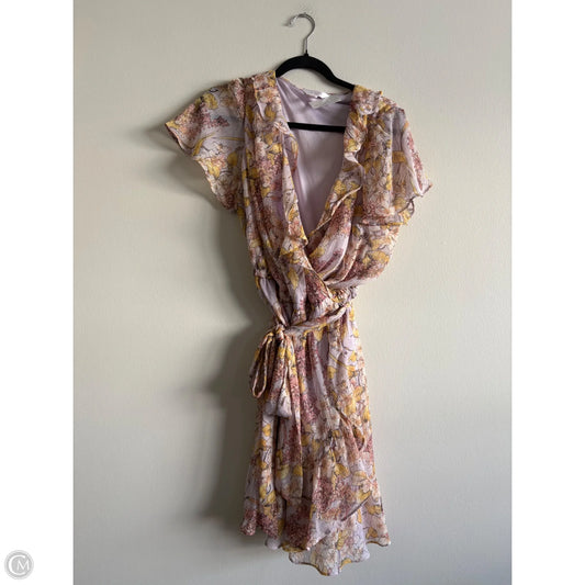 Dress Casual Midi By Lc Lauren Conrad In Floral Print, Size: Xl
