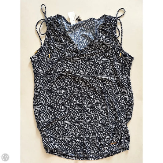 Top Sleeveless By Anne Klein In Navy, Size: 1x